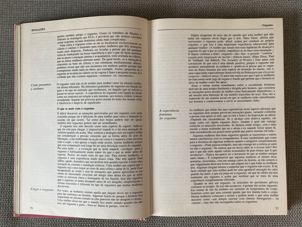 Livro A Experiência Sexual da Mulher, de Sheila Kitzinger