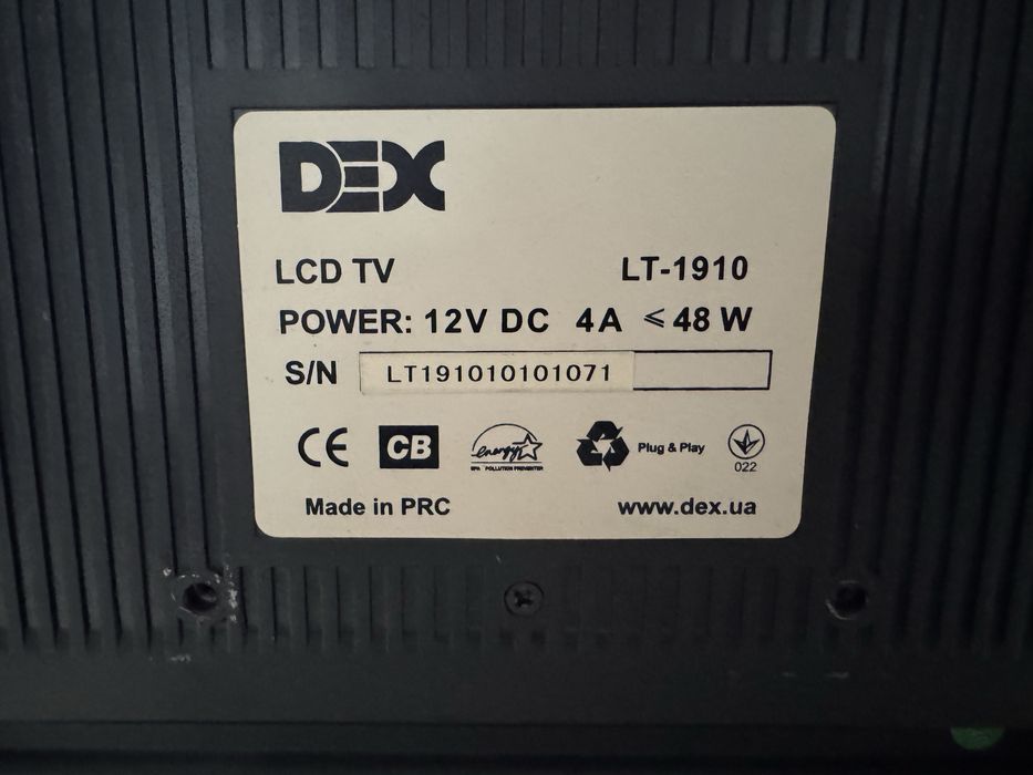 Телевизор Dex LT-1910