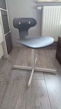 IKEA MOLTE krzesło do biurka w kolorze szarym
