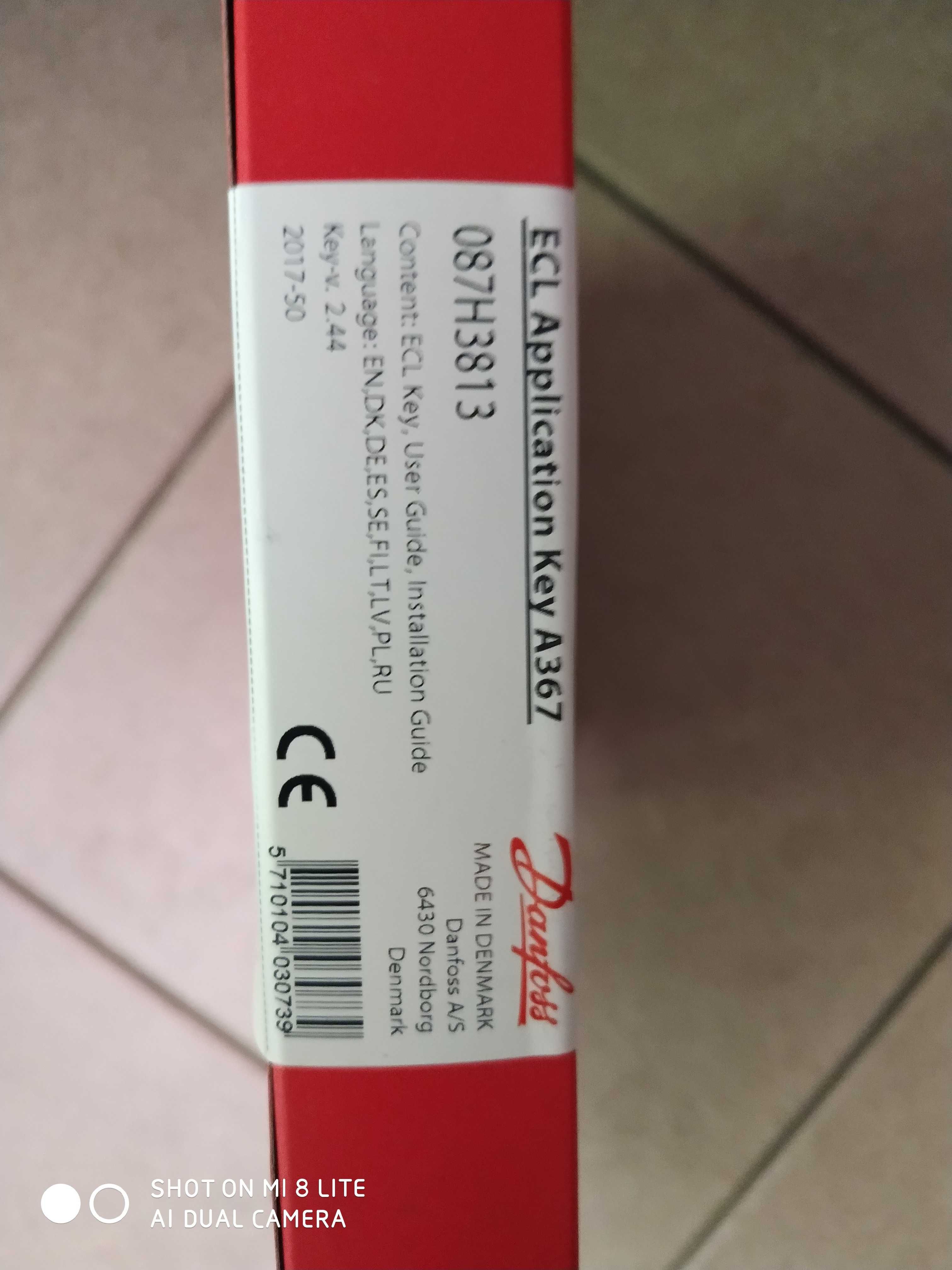 Sprzedam nowy klucz aplikacji ECL A367 Danfoss