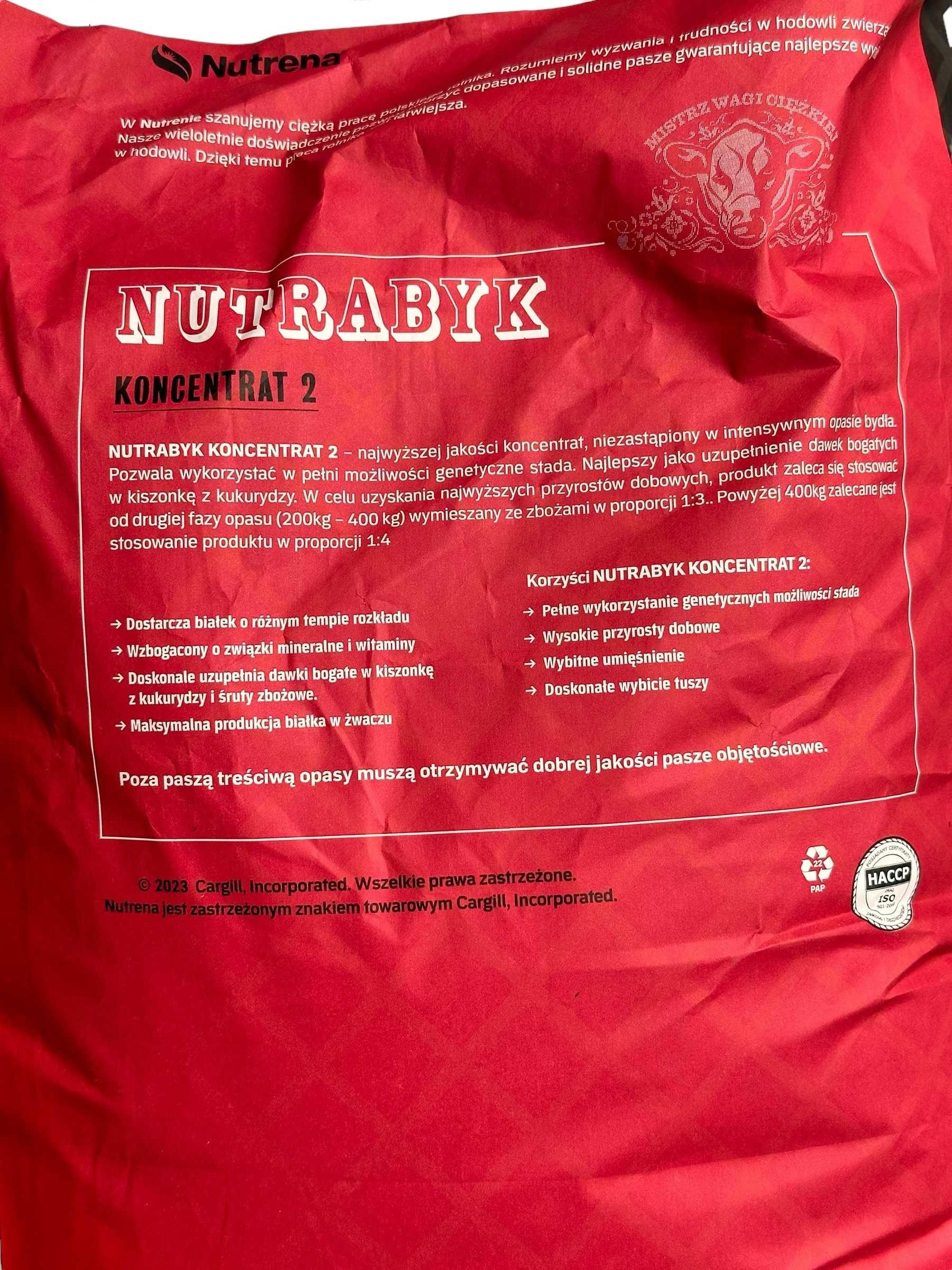 Koncentrat dla Opasów Nutrabyk 25 kg 41,1% białka