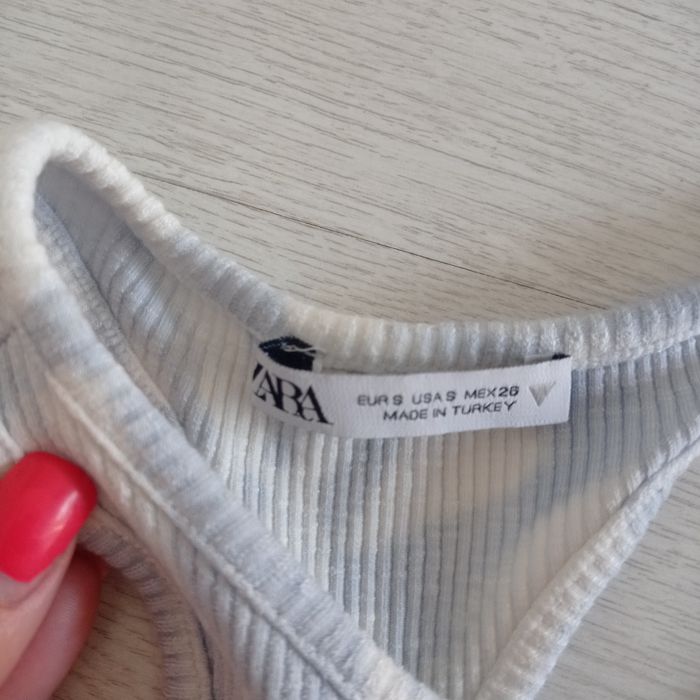 Sukienka prążek obcisła wycięcia Zara 36 s