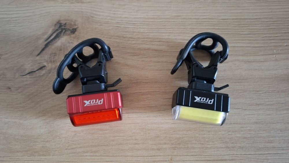 Komplet Przód + Tył Lampek PROX Zeta S COB LED