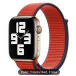 Pasek do Apple Watch w rozm. 42/44/45/49 kolor bordowy