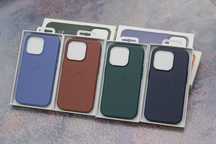 Официальный чехол iphone Figura кожа силикон FineWoven Case magsafe