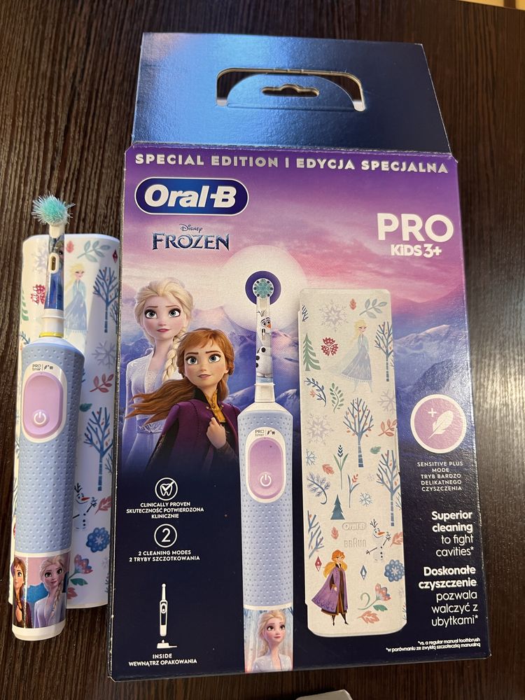Електрощітка продається тільки ручка Oral-B Kids + новий Футляр