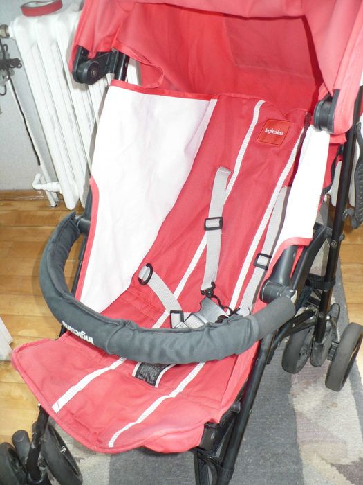 spacerówka parasolka z budką z regulacją oparcia