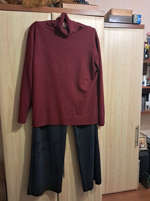 Вільветові жіночі брюки 50 розмір