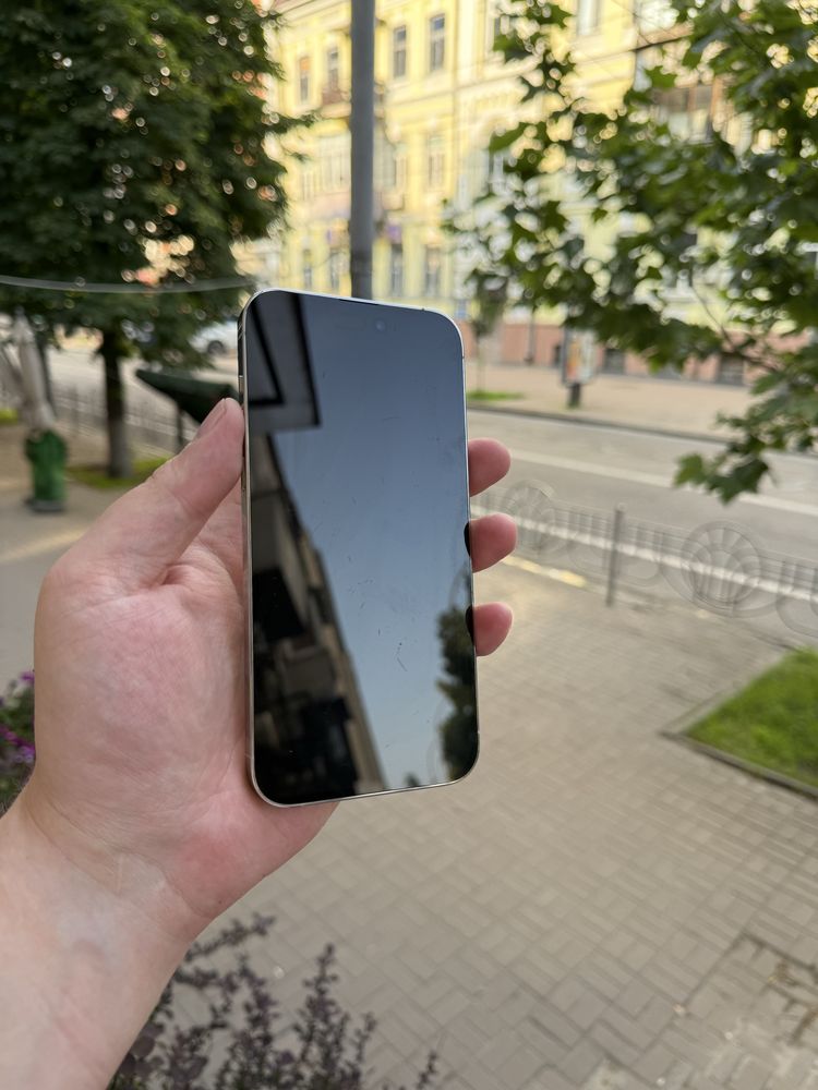 IPhone 14 Pro Max 256gb Silver з гарантією (100% акумулятор)