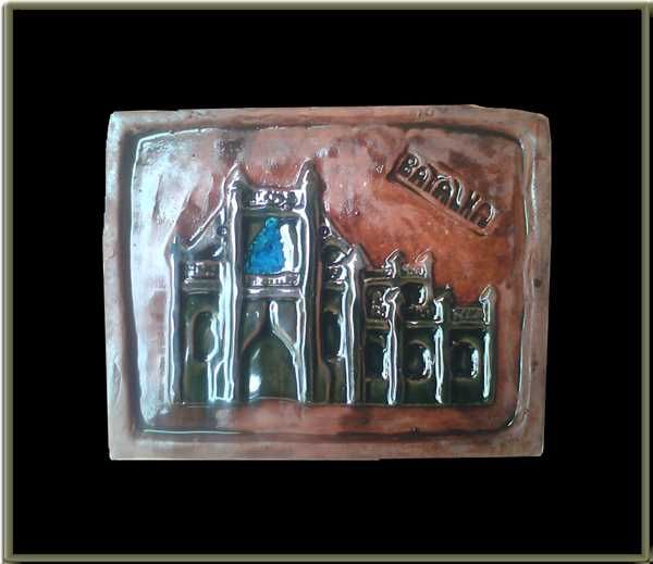 Quadros cerâmicos de monumentos portugueses