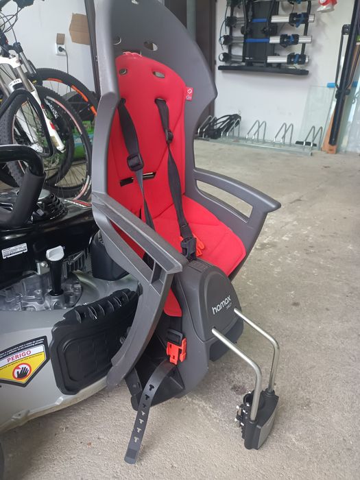 Cadeira transporte de criança na bicicleta