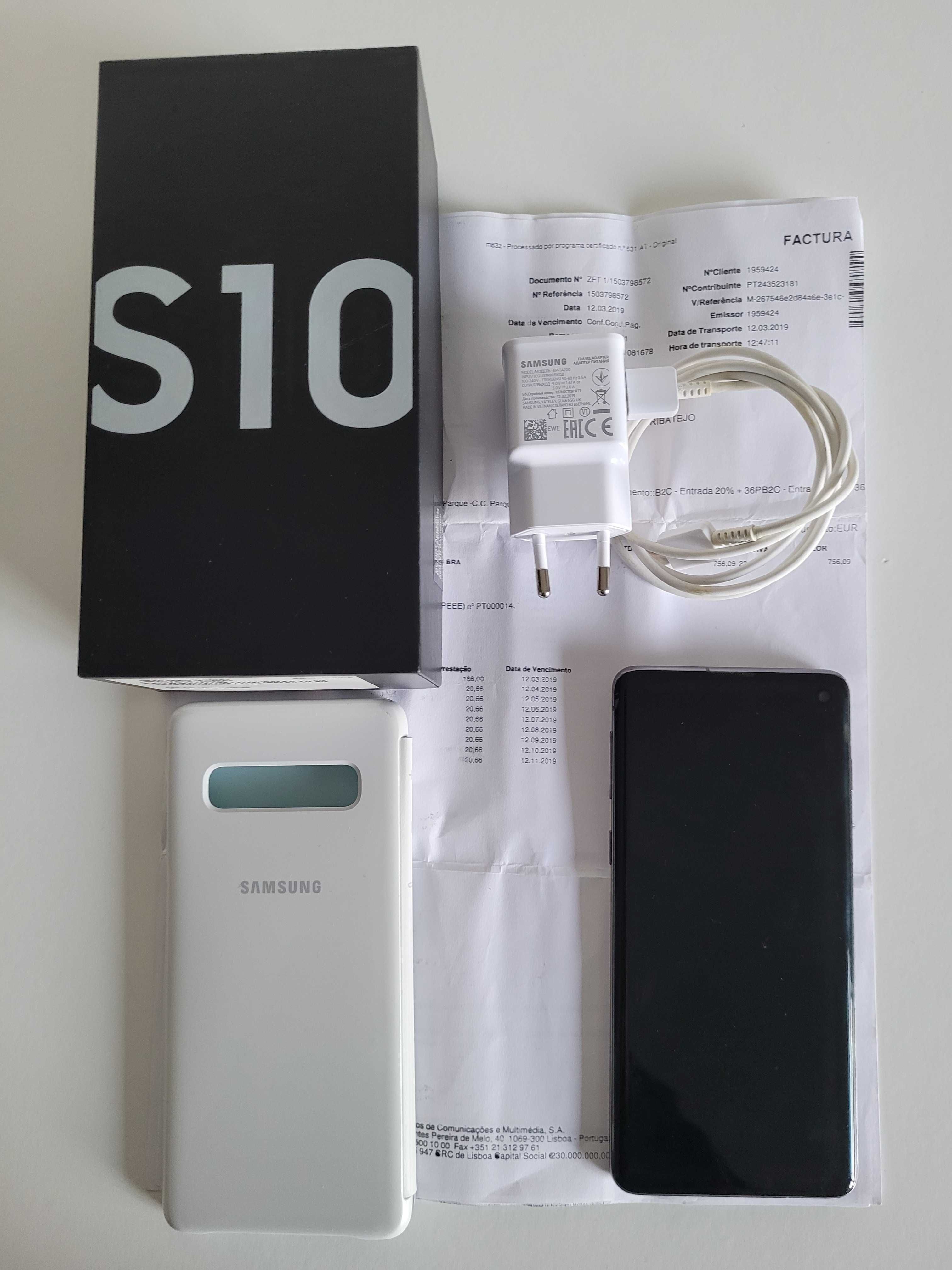 Samsung Galaxy S10 128Gb Branco Livre c/ fatura