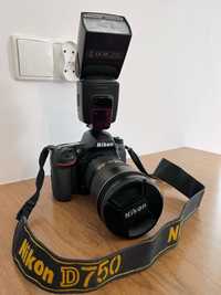 Aparat Nikon d750 obiektyw Nikon 24-70mm f/2.8