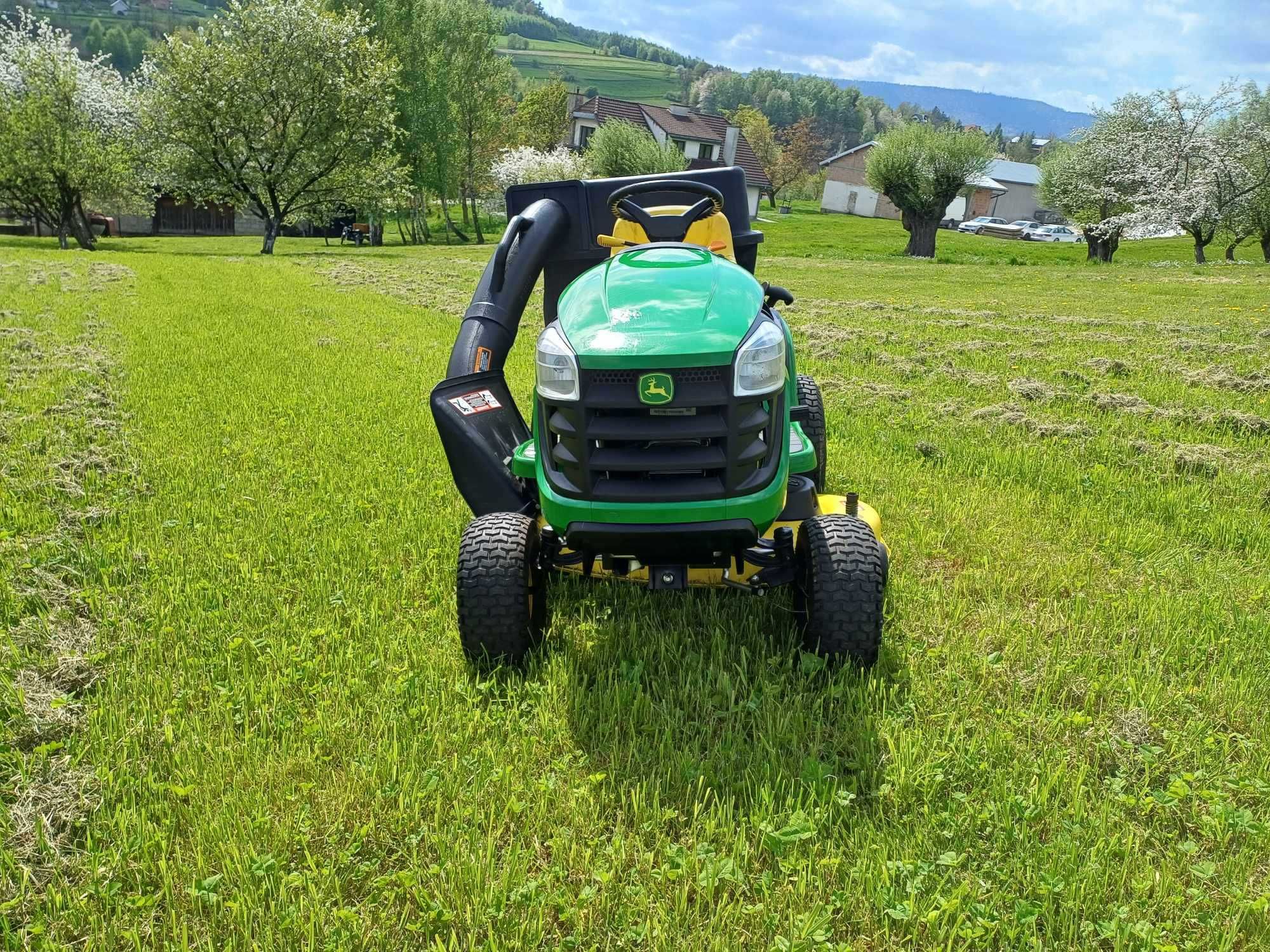 Kosiarka Traktorek John Deere E100