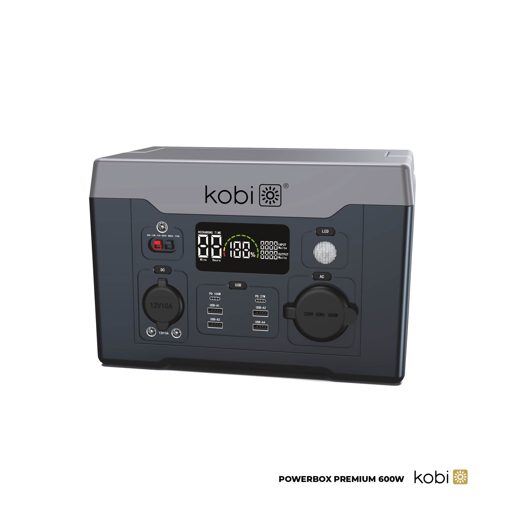 Банк енергії POWERBOX 600W Зарядна станція живлення переносна