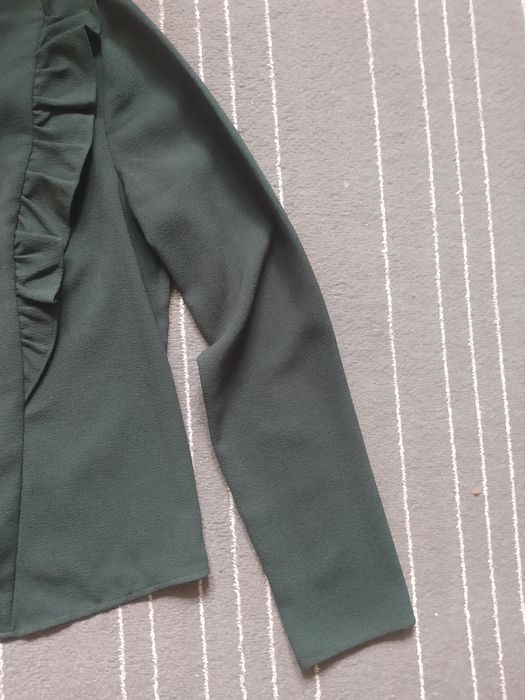 Bluzka z długim rękawem Zaraz z falbankami jak nowa