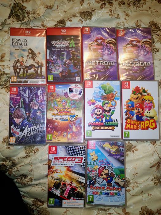 Jogos switch 2 e jogos PlayStation 5