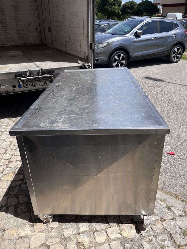 Bancada inox padaria
