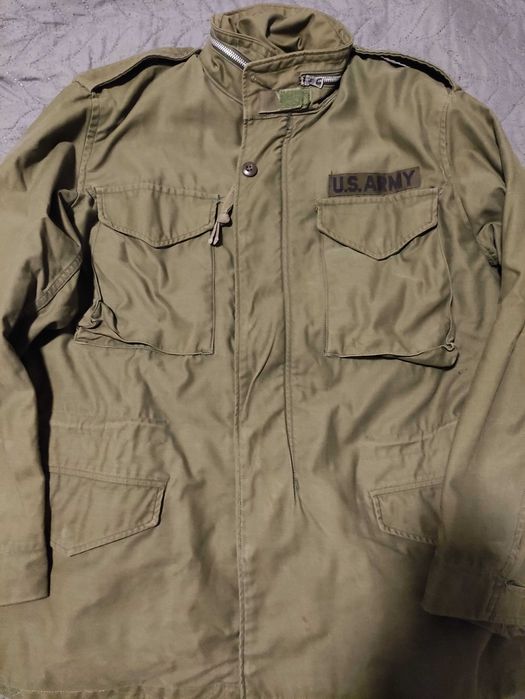 Kurtka M-65 kontrakt 1969 rok srebrna Medium Regular Alpha