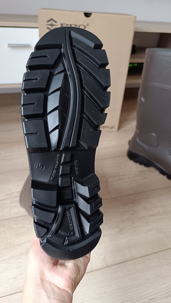 Buty bezpieczne kalosze PPO model 2048 S4 R45