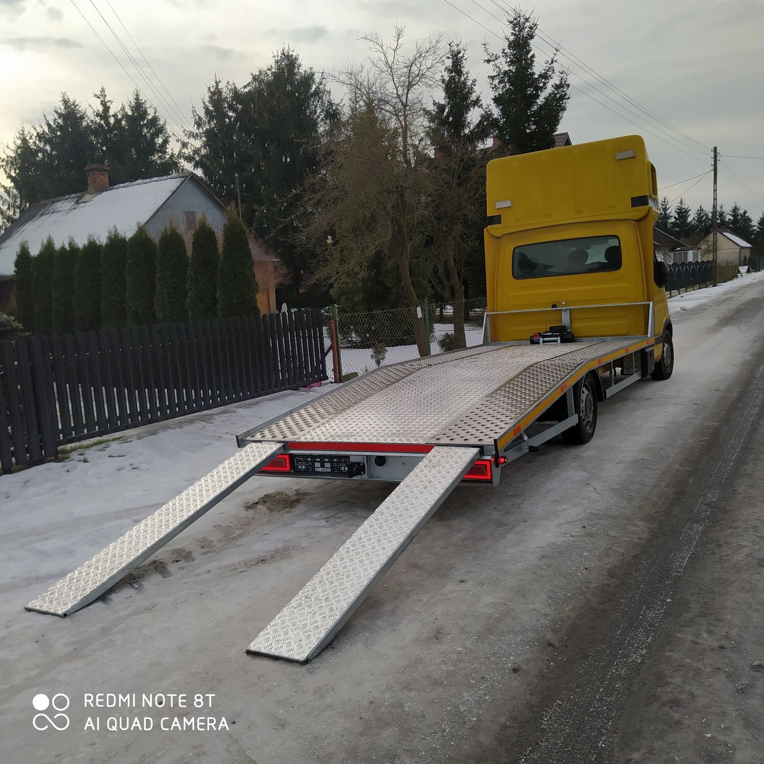 Zabudowa Autolawety Najazd Auto Pomoc Renault Master