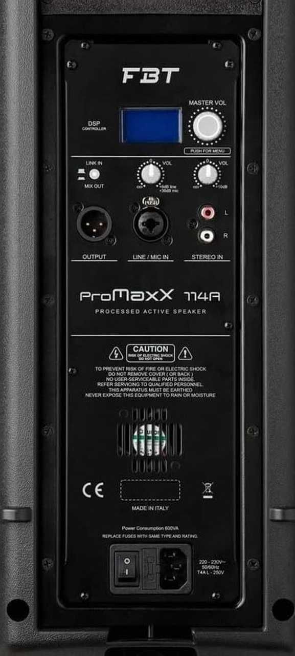 Nowa kolumna aktywna FBT ProMaxX 114A 700W+200W