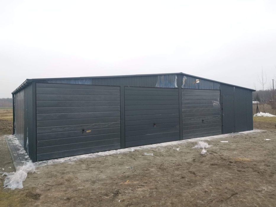 Garaż blaszany 4x5 producent schowki schowek na budowę blaszak garaż