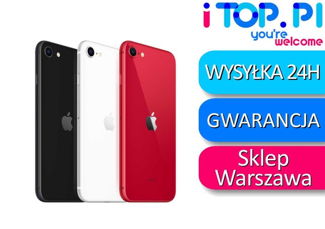 iPhone SE 2020 64gb FV23% Sklep Warszawa Gwarancja 12 miesięcy