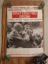 Braterstwo Broni Armia Radziecka Plakat PRL Socrealizm Wojsko Rosja