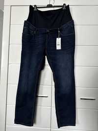 Nowe Spodnie dżinsowe granatowe ciążowe rozmiar W 42 L 32