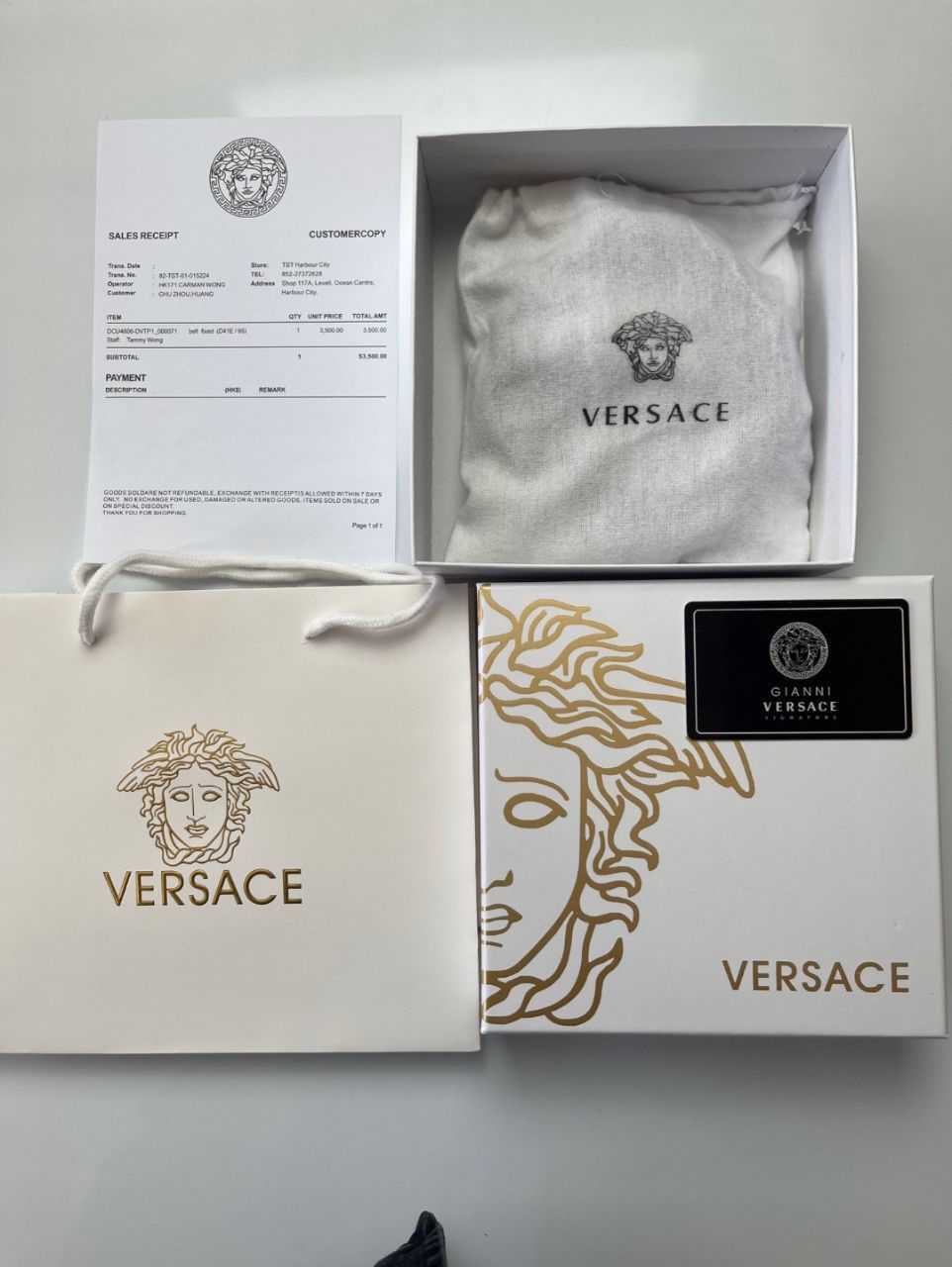 Ремень Versace высшего качества