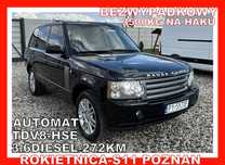Land Rover Range Rover 3,5T na haku, bezwypadkowy, serwisowany, hse, automat, 3.6-272km