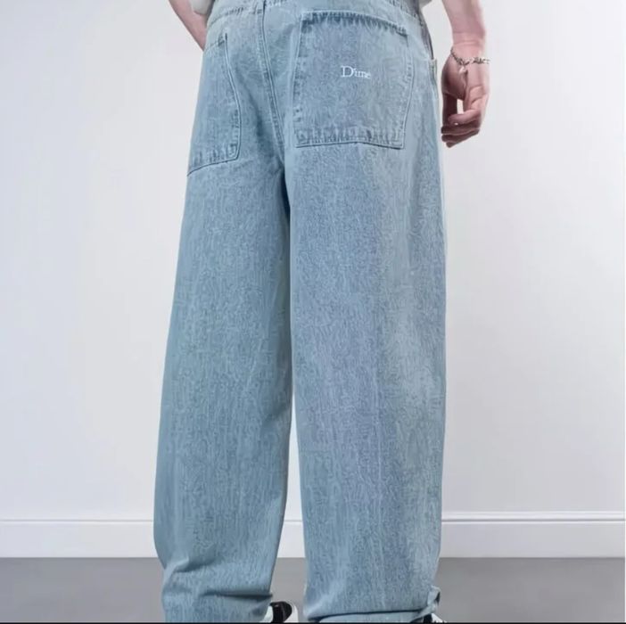 Dime baggy jeans,джинси дайм світло сині.