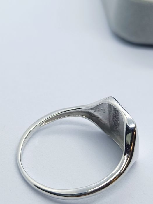 Pierścionek sygnet ze srebra, srebro 925
