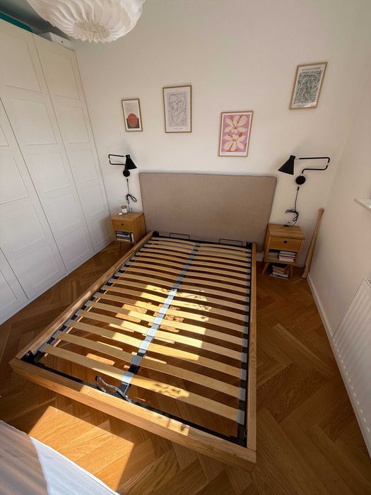 Łóźko dębowe Berke 140x200