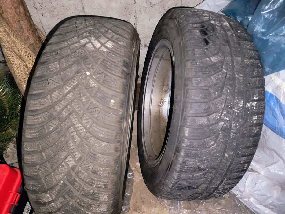 Felgi aluminiowe 16” 6-ramienne 5×114.3 ET50 + opony (2x zimowe, 2x wi