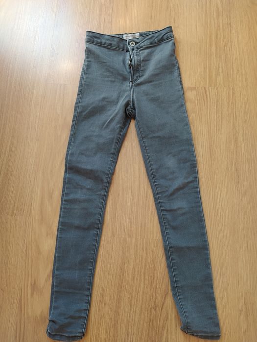 Calças de ganga cinza escuro Zara 10 anos