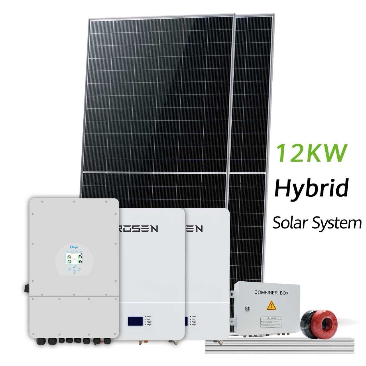 Гібридний інвертор  5.5 KW, 1 ФАЗА ИПБ