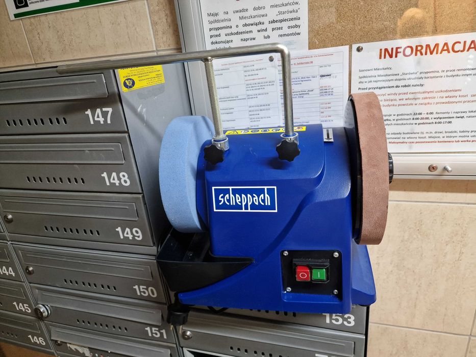 Szlifierka Scheppach wielofunkcyjna stołowa Germany