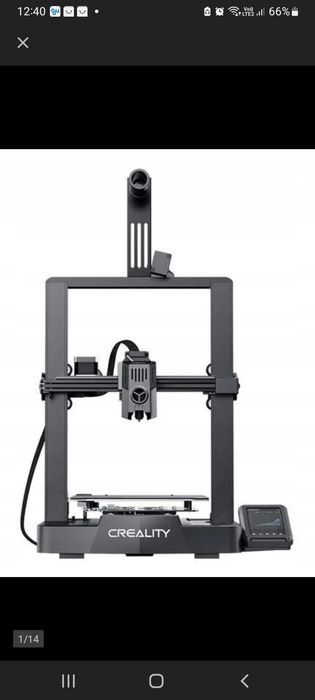 Drukowanie 3D obszar roboczy 220 x 220 x 240 mm.
