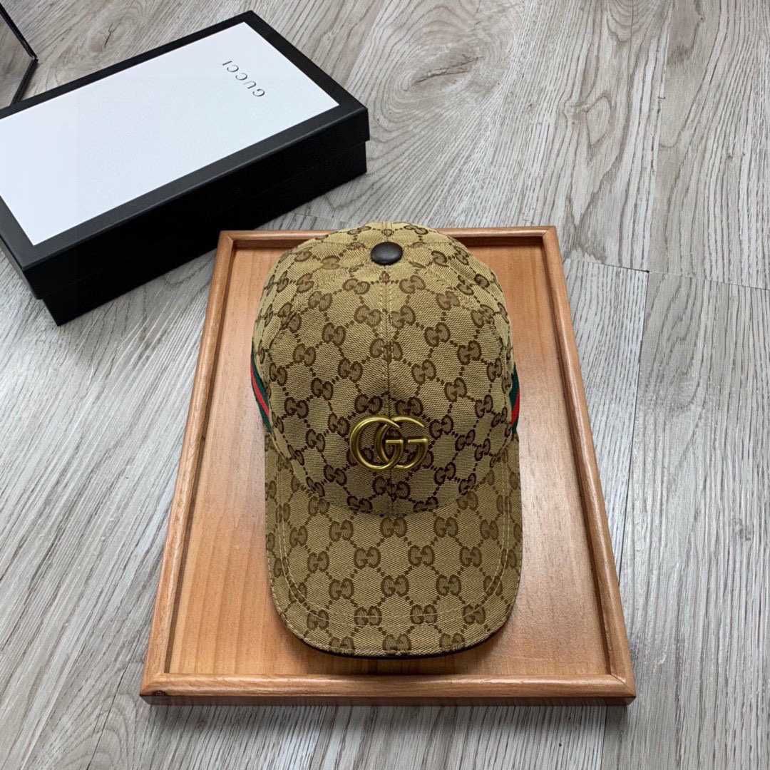 Czapka baseballowa tkana Gucci, czapka kaczojęzyka, kapelusz
