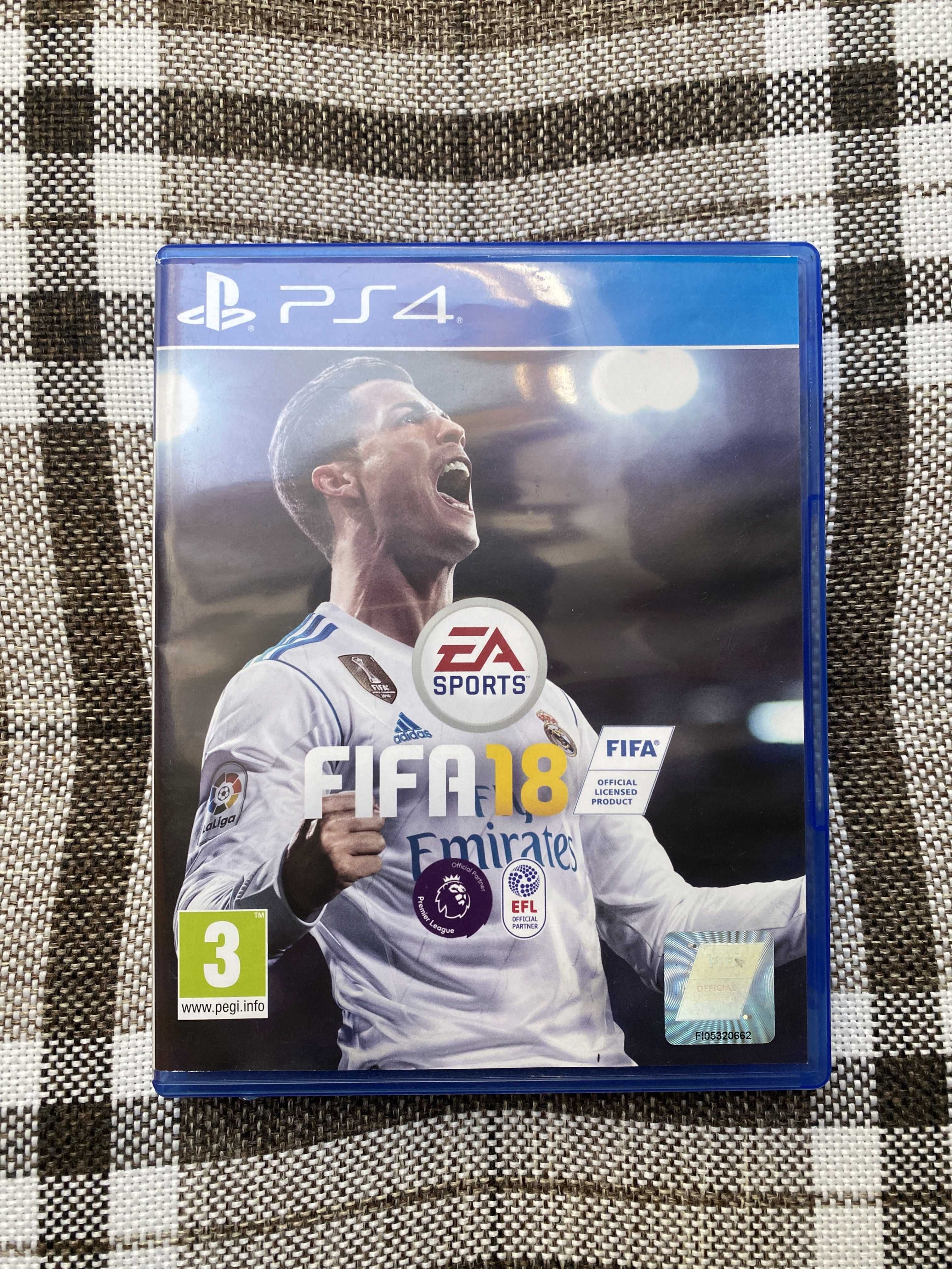 PS4 konsola Fifa 18 gra
