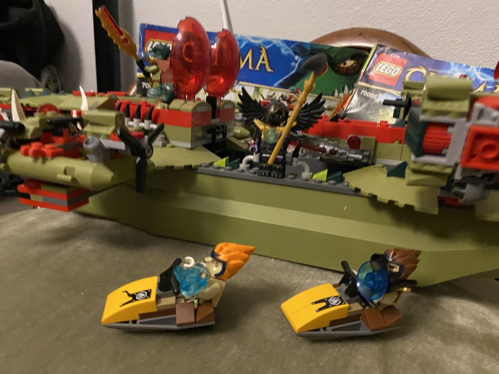 LEGO Chima Krokodyla łódź Craggera 70006