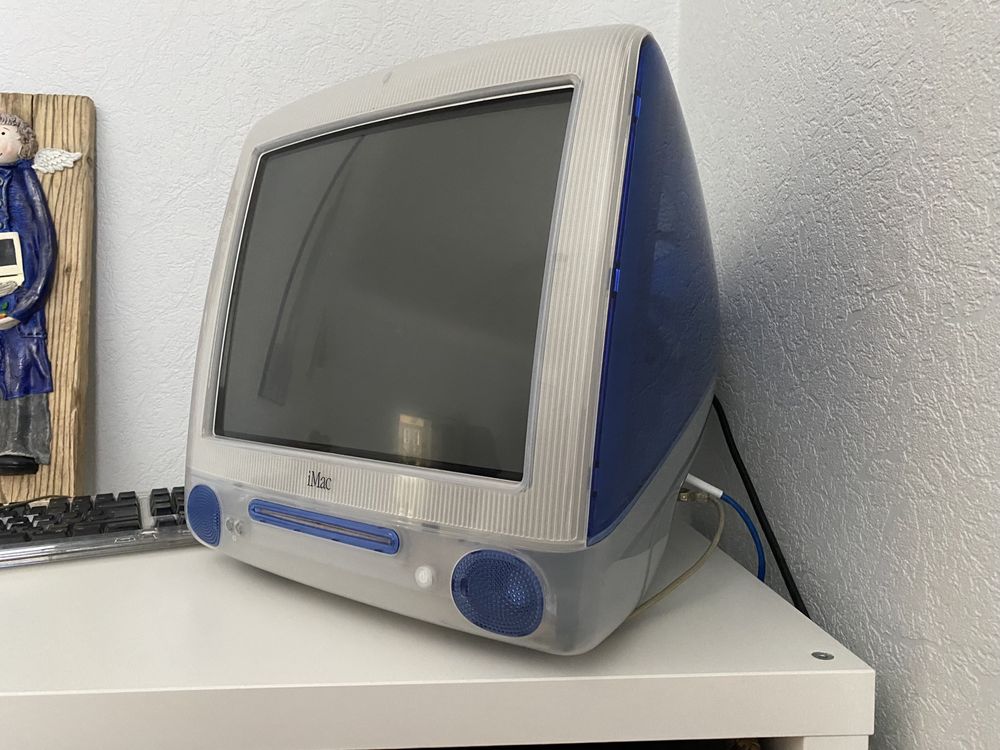 Imac Apple niebieski