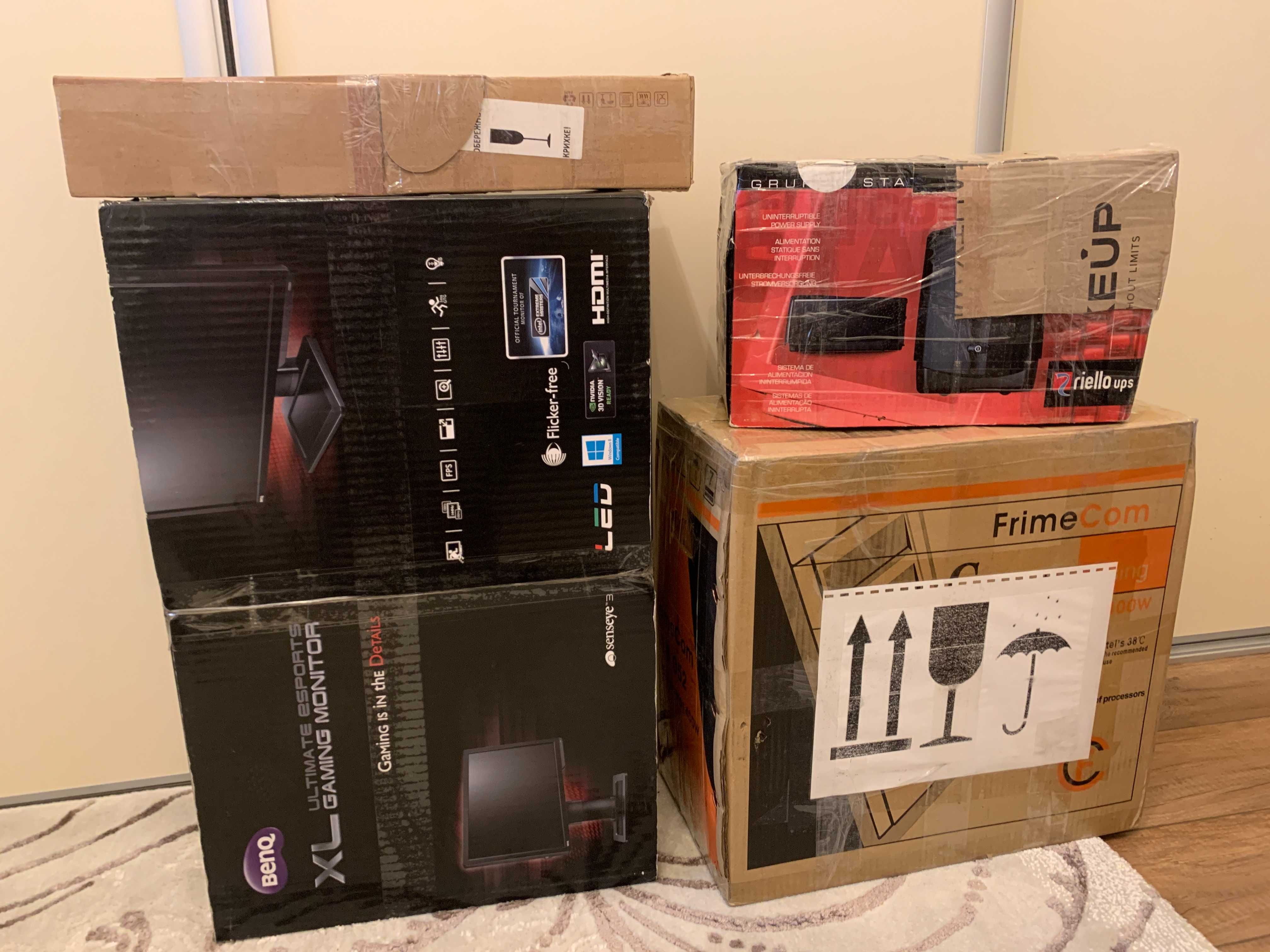 ігровий компютер Intel Core i7-3770 CPU  3.40GHz з монітором 24" і UPS
