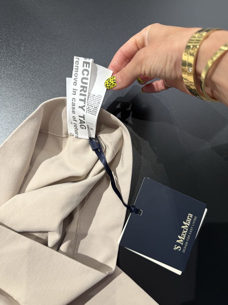 Лосины max mara оригинал бежевые нюд
