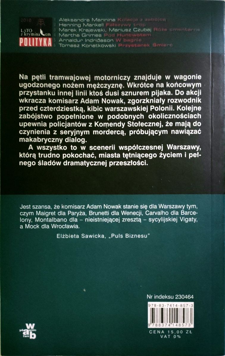 Przystanek Śmierć Tomasz Konatkowski lato z kryminałem 2010