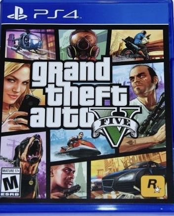 PlayStation 4 Slim PS4 Novo 1TB + Comando + Jogo GTA V