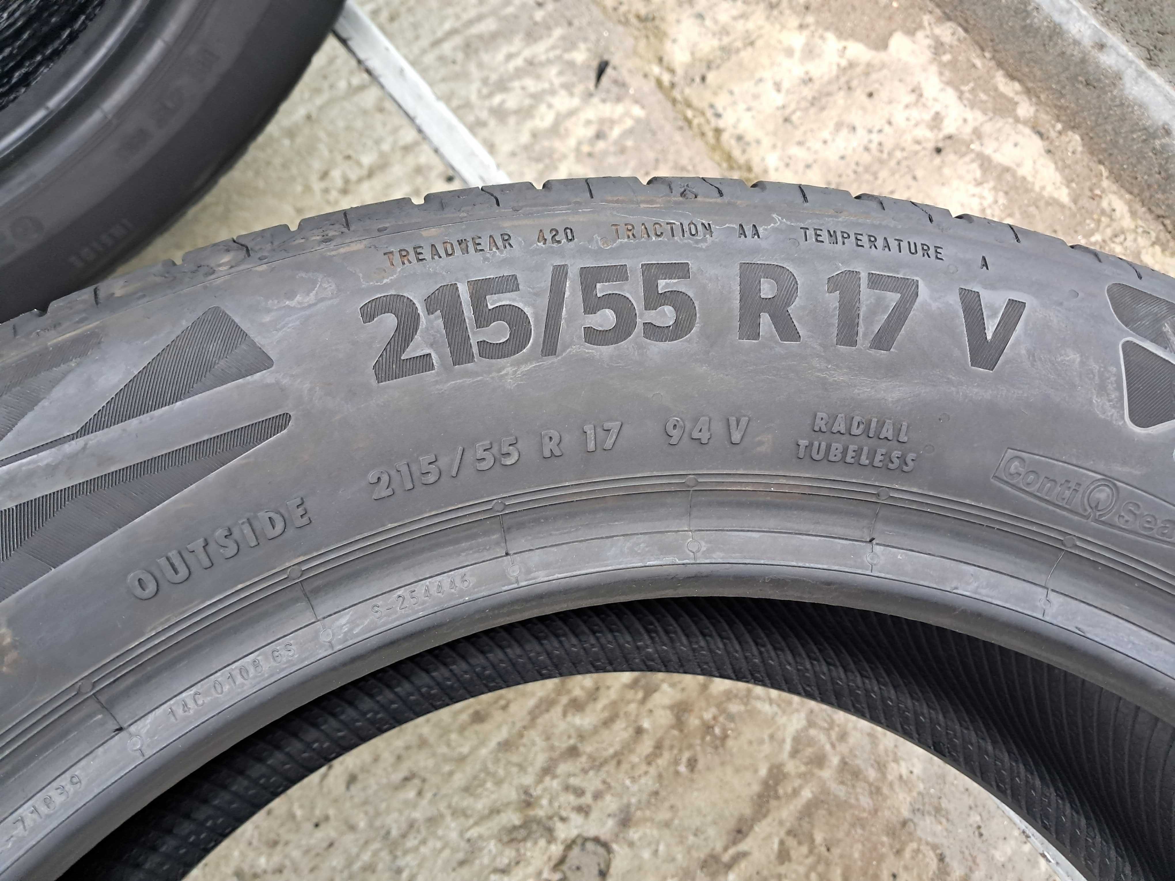 Резина літо 90% протектор Continental 215/55 R17 EcoContact 6