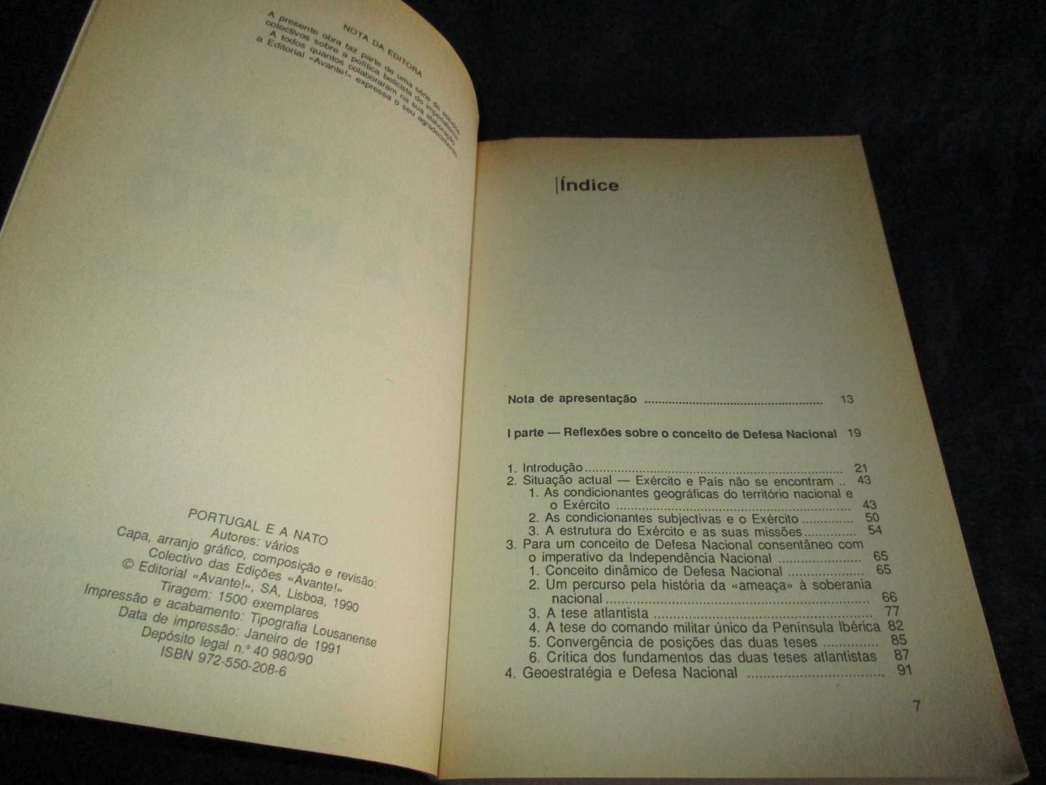 Livro Portugal e a Nato Dossier Avante